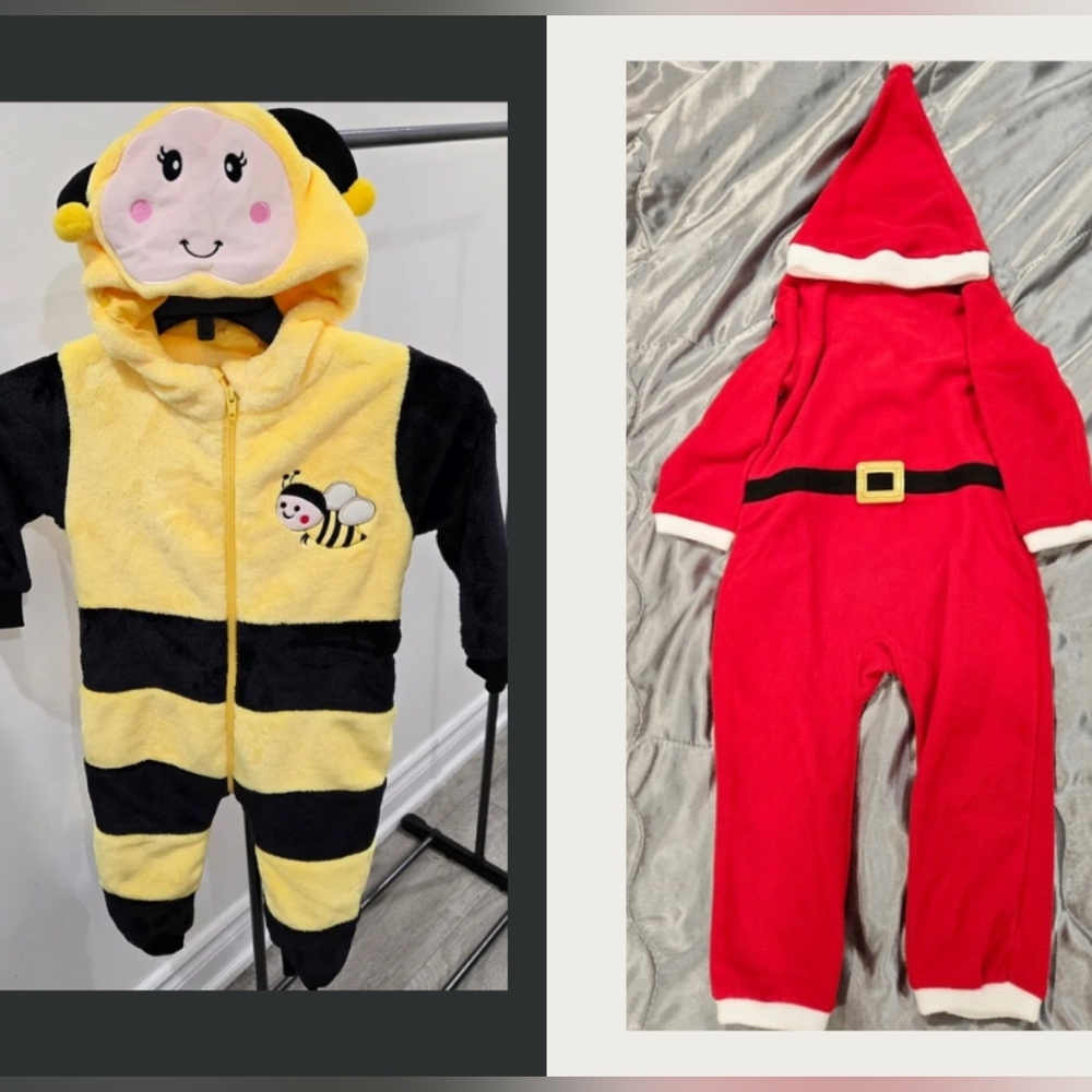 Adorable Bee And Santa Costume Bundle